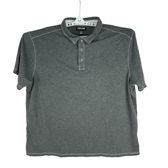 Kirkland Signature Mens Polo Shirt Size XX-Large Gray - Picture 1 of 6